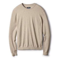 Lightweight Cotton-Merino Crewneck Sweater