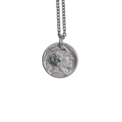 Silver Roosevelt Dime Necklace