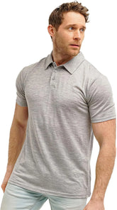 100% Merino Wool Polo Shirt Men - Short & Long Sleeve Shirt Base Later