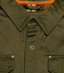 Legendary Whitetails Mens Flannel Lined Waxed Cotton Shirt Jacket