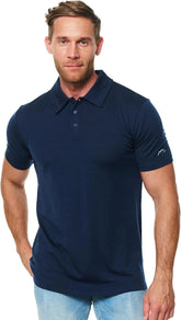 100% Merino Wool Polo Shirt Men - Short & Long Sleeve Shirt Base Later