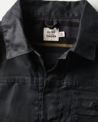 Flannel-Lined Waxed Trucker Jacket