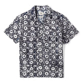 Block Print Camp Collar Shirt