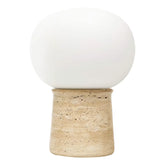 Neptune Travertine Stone LEDTable Lamp