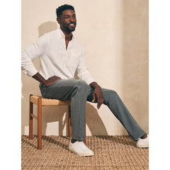 Stretch Terry 5-Pocket Pant - Slim Straight