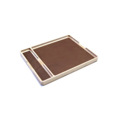 Maple & Leather Valet Tray