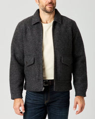 Boiled Wool Station Jacket