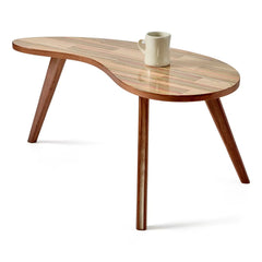Handmade Recycled Skateboard Bean Table
