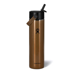 Hydro Flask Campcore 24 oz Lightweight Wide Flex Straw Cap Latte Brown