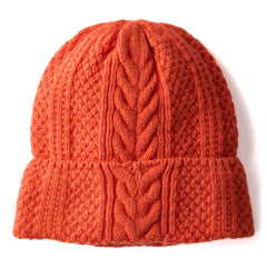 Wool Cable Knit Beanie