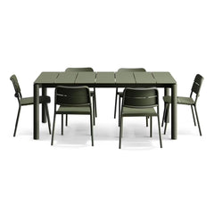 Bandwidth Dining Set (Table + 6 Chairs)