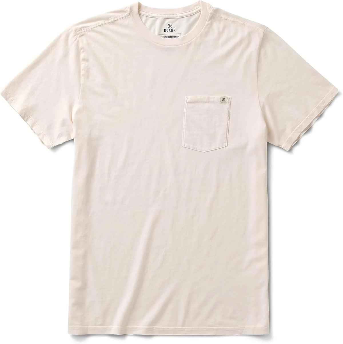 Roark Made to Fade Mens Pigment-Dyed T-Shirt | 100% cotton crew neck fabric is pigment-dyed for a lived-in, vintage look that only gets better with every wash and wear.
