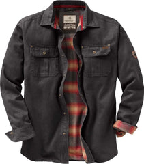 Legendary Whitetails Mens Flannel Lined Waxed Cotton Shirt Jacket