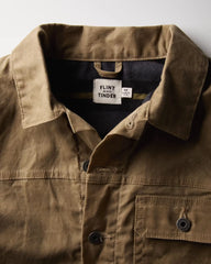 Women's Flannel-Lined Waxed Trucker Jacket