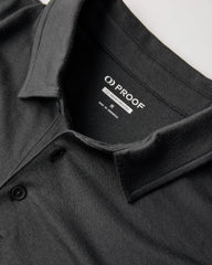 Huckberry Proof Men's 72-Hour Merino Wool Polo Shirt, Short Sleeve, Moisture Wicking & Odor Resistant