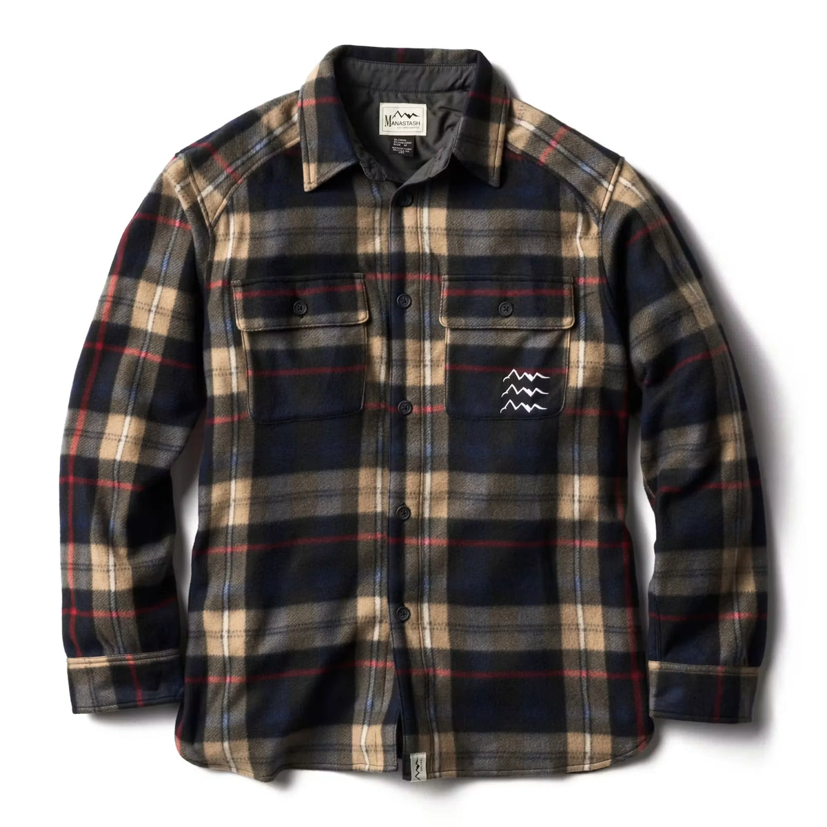 Fleece Tartan Check CPO Shirt