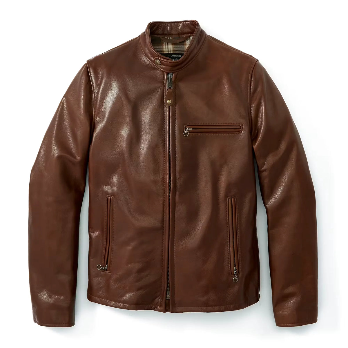 Cafe Natural Leather Jacket