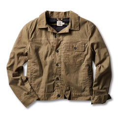 Women's Flannel-Lined Waxed Trucker Jacket