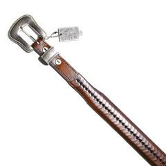 Tapered Lace Western Belt