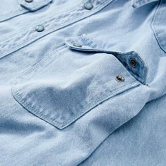 Modern Western Denim Shirt