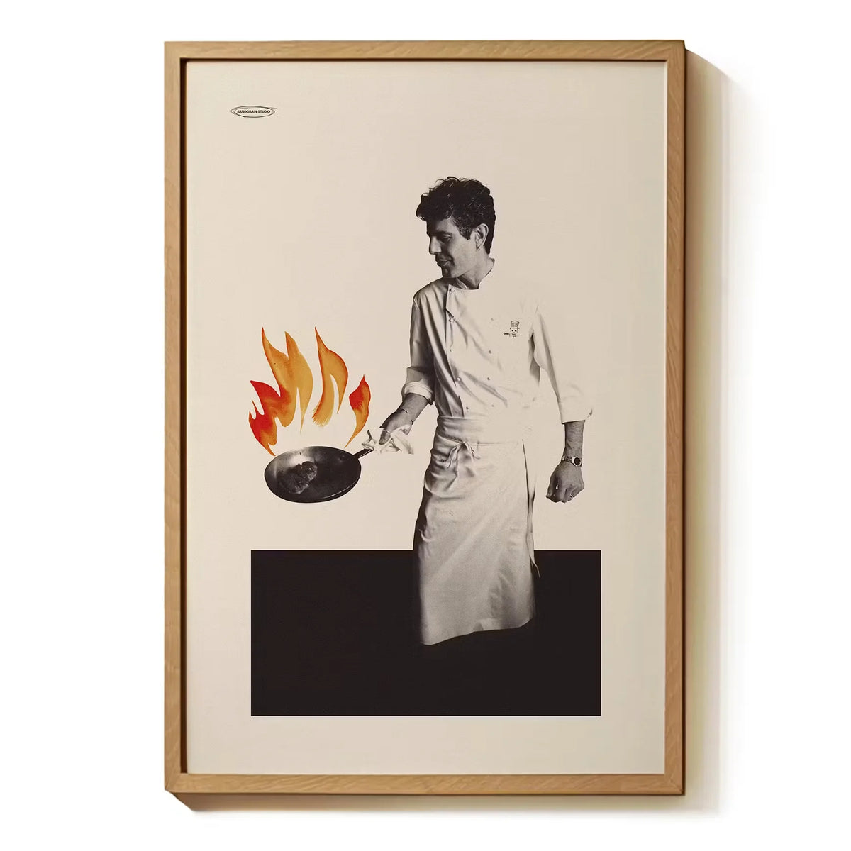 Anthony Bourdain - Kitchen Print