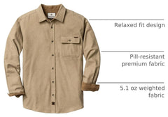 Legendary Whitetails Mens Flannel Long Sleeve Button Down 100% Cotton Shirt
