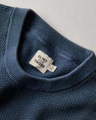 Garment Dyed Cotton Crewneck Sweater