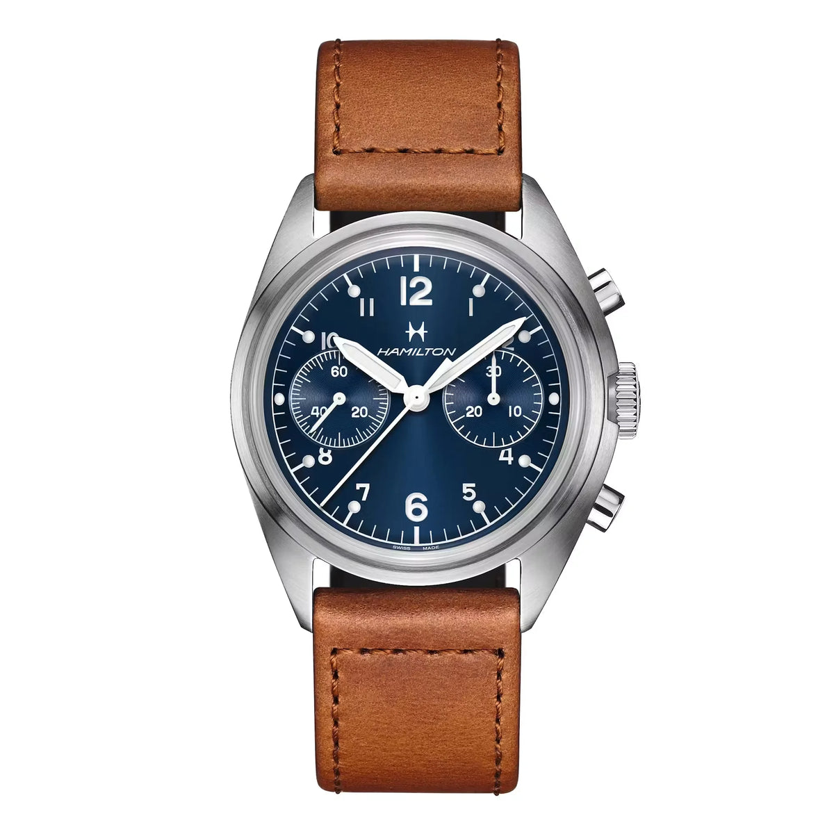 Khaki Aviation Pilot Pioneer Mechanical Chrono 40mm Watch