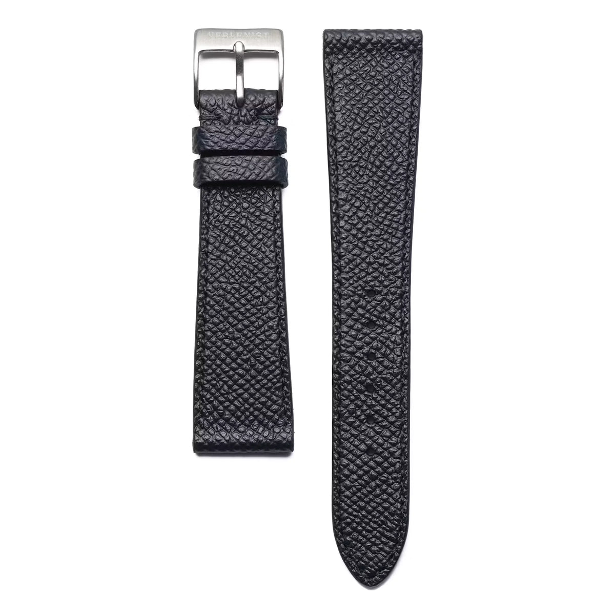 Textured French Calfskin Leather Watch Strap