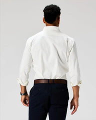 Huckberry Flint and Tinder Men's Classic Oxford Draftsmen Button Down Shirt- Stretch Fabric- Button Down Shirts for Men