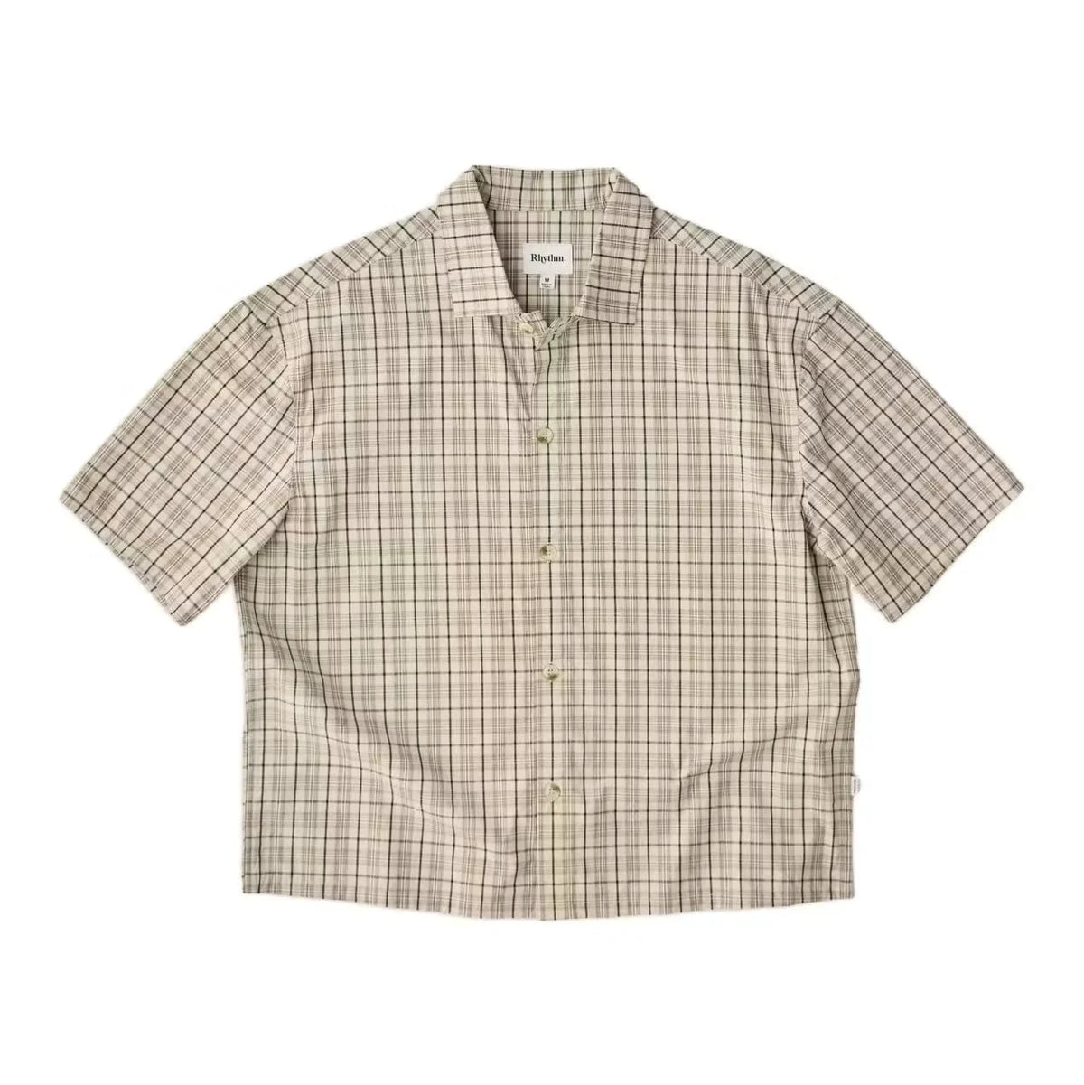 Relaxed Cropped Short Sleeve Shirt