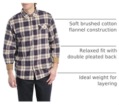 Legendary Whitetails Mens Flannel Long Sleeve Button Down 100% Cotton Shirt