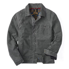 Wool-Lined Waxed Trucker Jacket