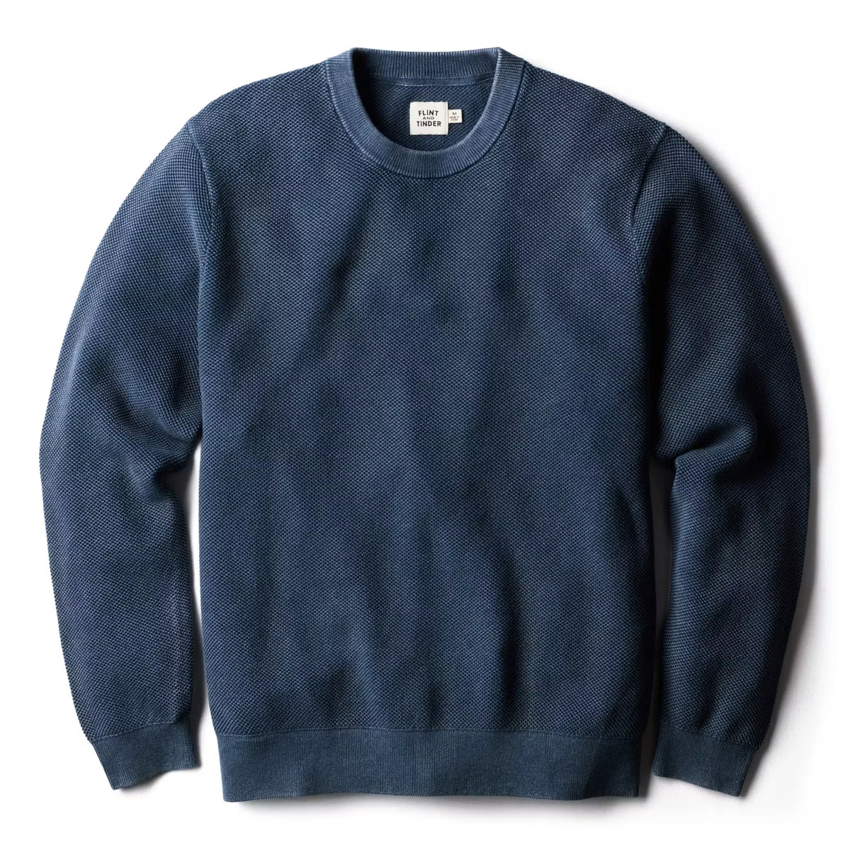 Garment Dyed Cotton Crewneck Sweater