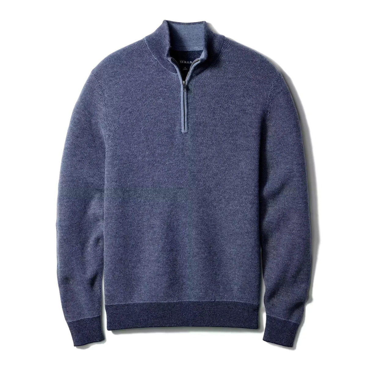 Merino-Cashmere Quarter-Zip Sweater
