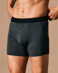 Huckberry Proof 72-Hour Merino Wool Boxer Briefs, Merino Underwear Men - Odor-Resistant Wool Underwear