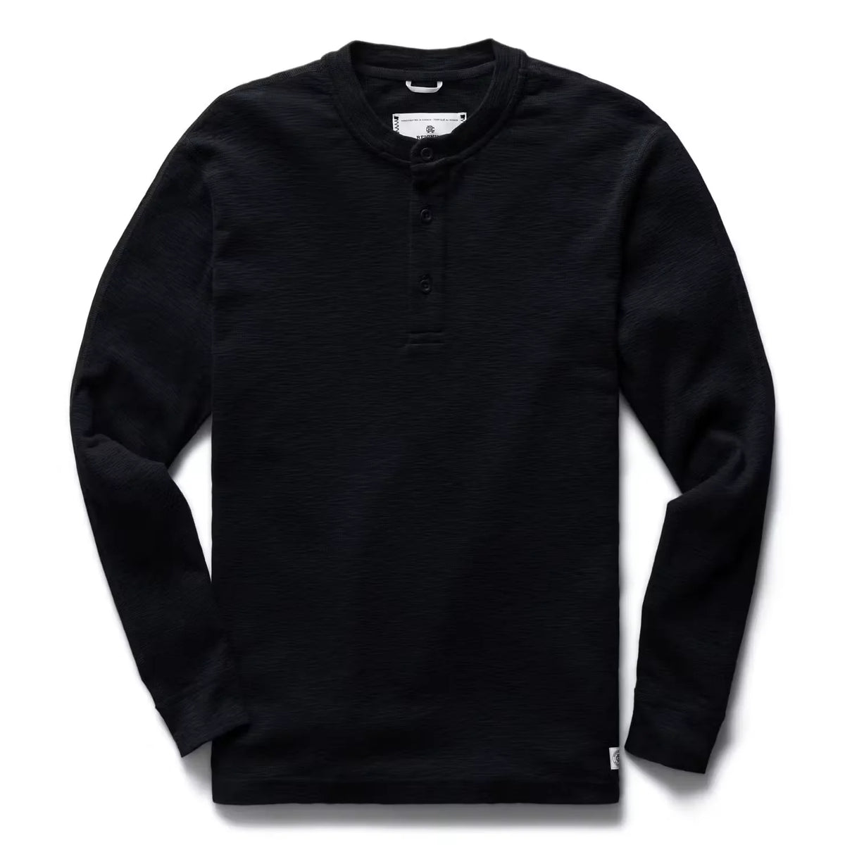 Slub Long Sleeve Henley