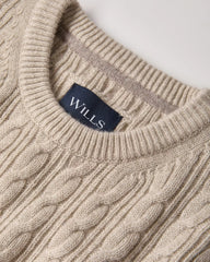 EasyCash Merino Cable Knit Sweater