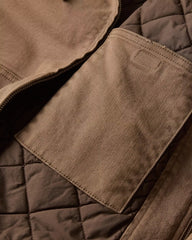 Mason Canvas Hooded Bomber Jacket