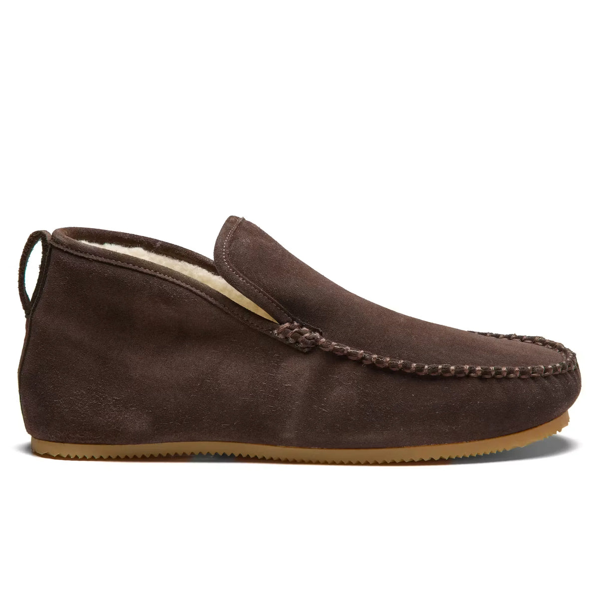 Suede Shearling Lined Chukka Slipper