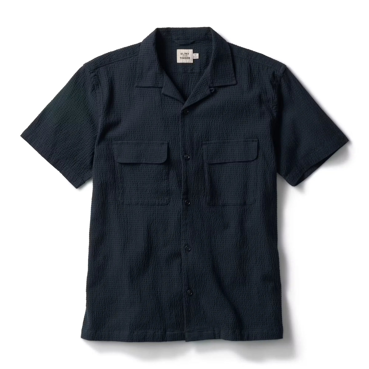 Seersucker Keys Camp Shirt