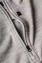 Wool Cotton Quarter Zip