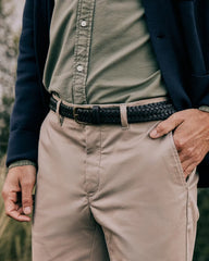 Braided Leather Belt