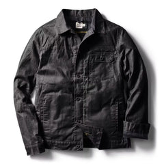 Flannel-Lined Waxed Trucker Jacket - Tall