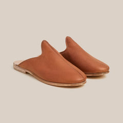 Women's Baba Leather Slip On Mule