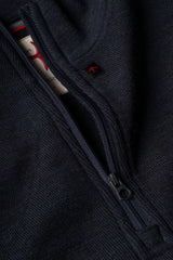 Wool Cotton Quarter Zip