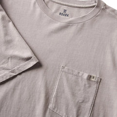 Roark Made to Fade Mens Pigment-Dyed T-Shirt | 100% cotton crew neck fabric is pigment-dyed for a lived-in, vintage look that only gets better with every wash and wear.