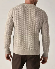 EasyCash Merino Cable Knit Sweater
