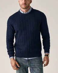 EasyCash Merino Cable Knit Sweater