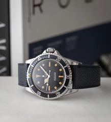 Textured French Calfskin Leather Watch Strap